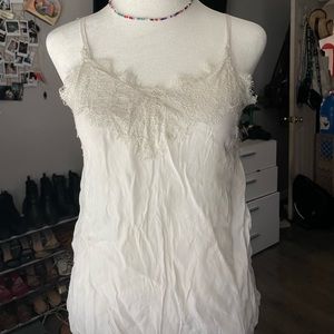 White lace top